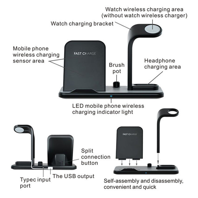 Deluxe Charging Wireless Charging Station