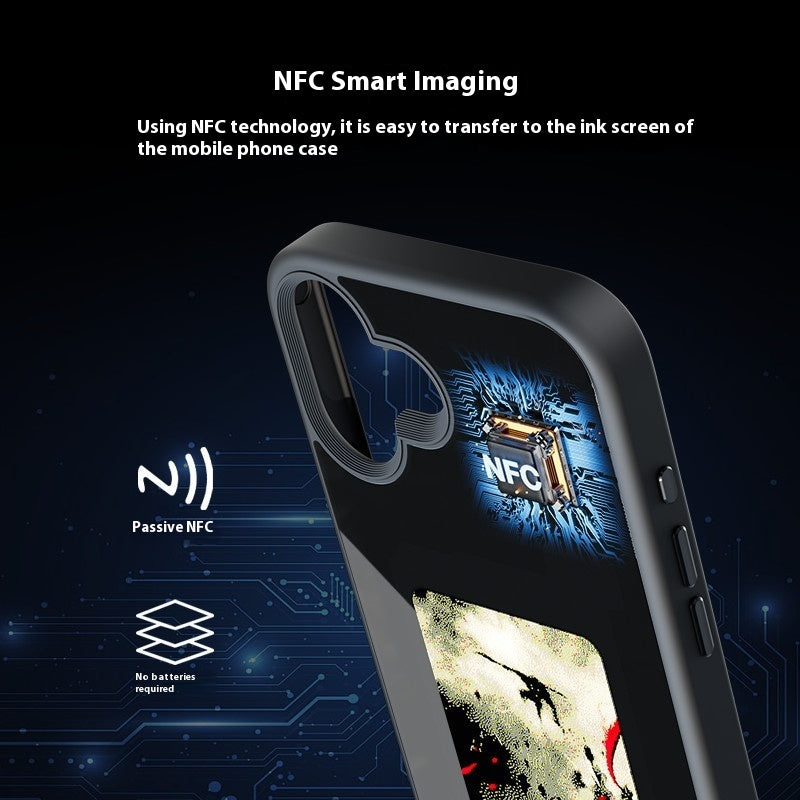 Deluxe Charging NFC Smart Display Photo Phone Case