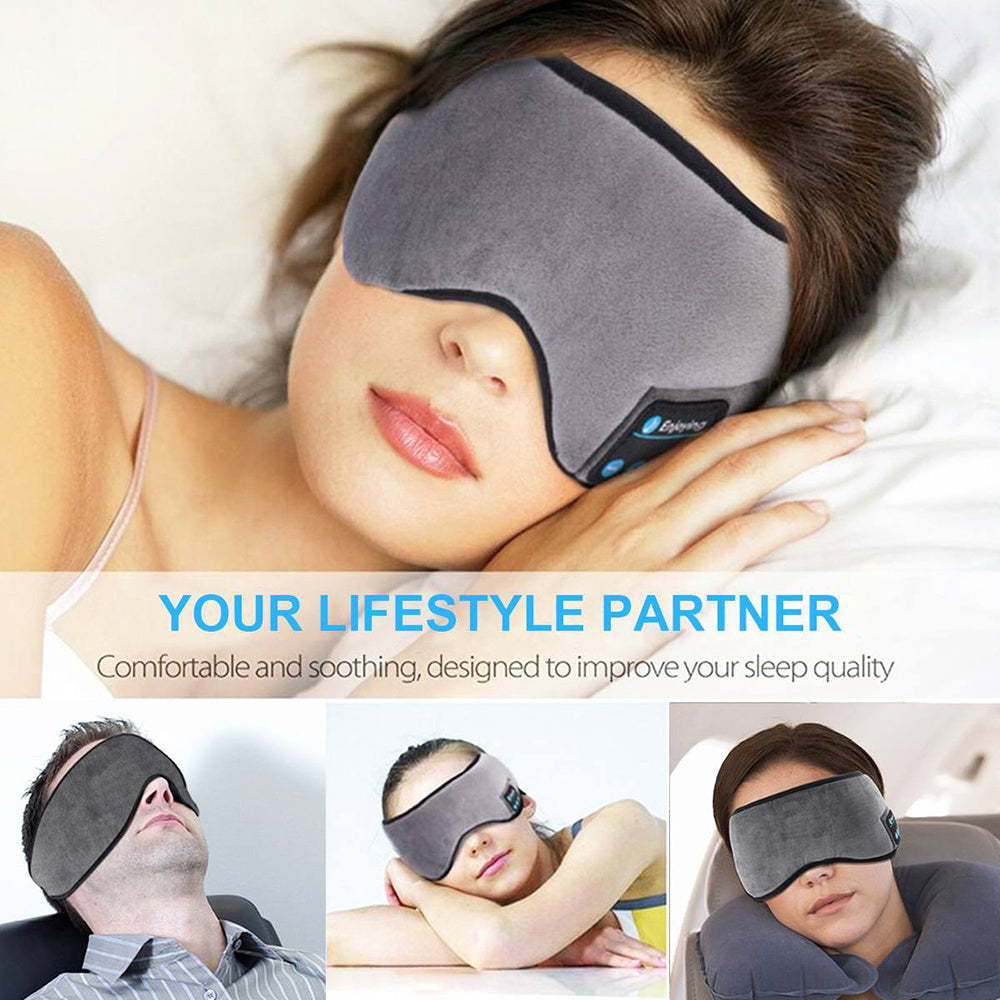 Deluxe Charging Wireless Bluetooth 5.0 Earphones Sleeping Eye Mask