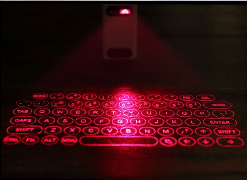Deluxe Charging Virtual Laser Wireless Bluetooth Keyboard