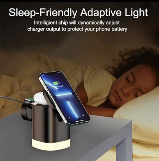 Deluxe Charging 3-in-1 LED Phone Charging Holder